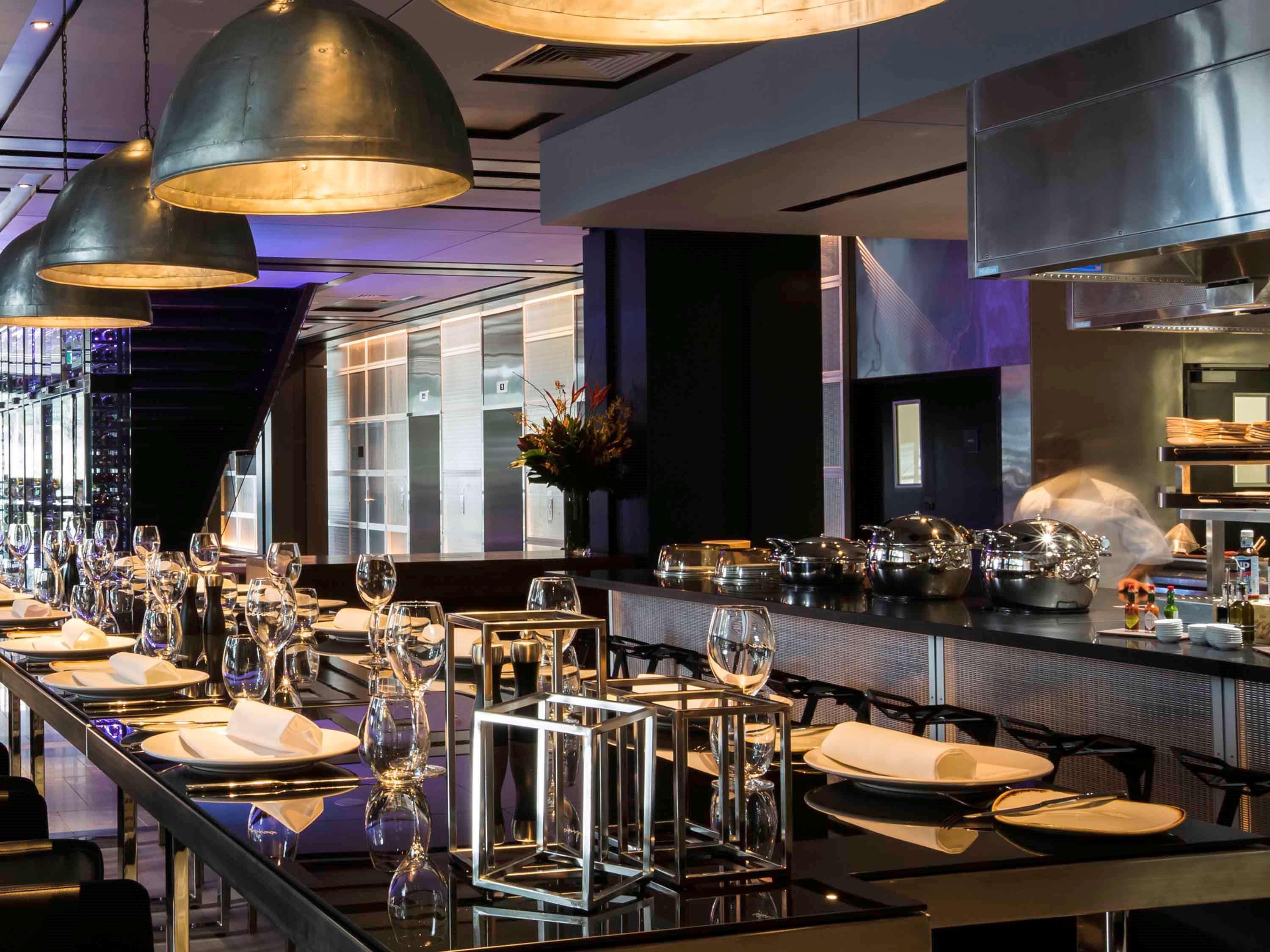 Pullman Sydney Airport Hotell Eksteriør bilde The interior of the restaurant